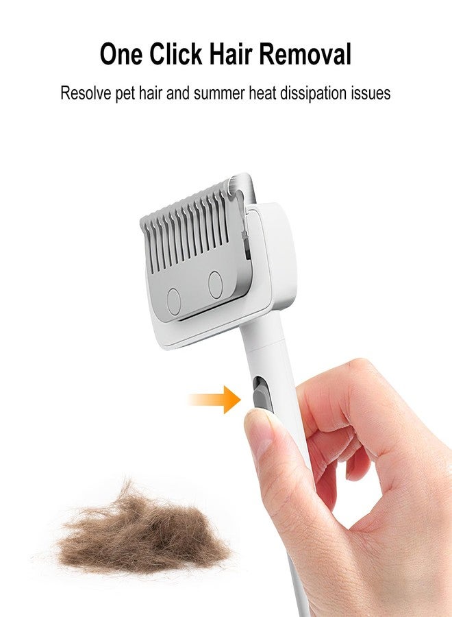 Hooshion Undercoat Shedding Brush for Dogs & Cats, Grooming Comb for Long Hair, Dematting Comb, Deshedding & Dematting Tool, for Cats & Small/Medium Dogs - Image 3